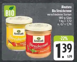 E-Center Alnatura streichcreme Angebot