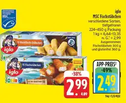 E-Center Iglo msc fischstäbchen Angebot