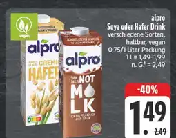 E-Center Alpro soya drink Angebot