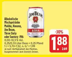 E-Center Jim beam alkoholische mischgetränke Angebot