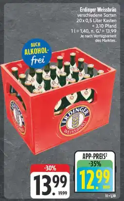 E-Center Erdinger weissbräu erdinger weissbräu Angebot