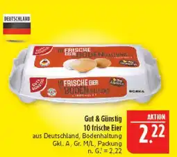 Marktkauf Gut & günstig 10 frische eier Angebot