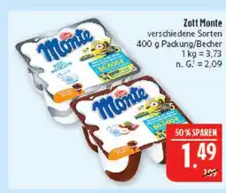 Marktkauf Zott monte Angebot
