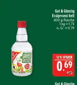 Marktkauf Gut & günstig essigessenz hell Angebot