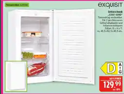 Marktkauf Exquisit gefrierschrank gst11-380d Angebot