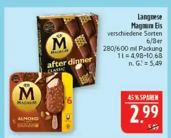 Marktkauf Langnese magnum eis Angebot
