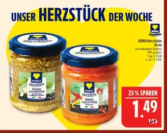 Marktkauf Edeka herzstücke pesto Angebot