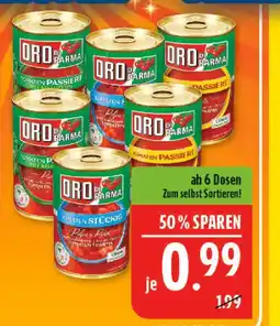 Marktkauf Oro di parma tomaten passiert Angebot