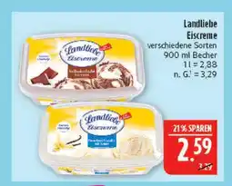 Marktkauf Landliebe eiscreme Angebot