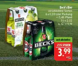 Marktkauf Beck's Angebot