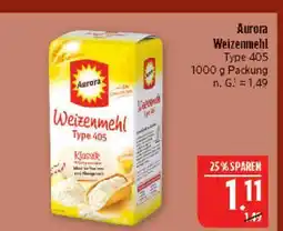Marktkauf Aurora weizenmehl type 405 Angebot