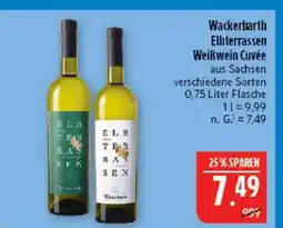 Marktkauf Wackerbarth elbterrassen weißwein cuvée Angebot