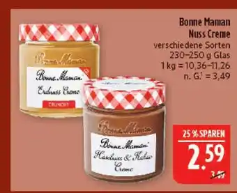 Marktkauf Bonne maman nuss creme Angebot