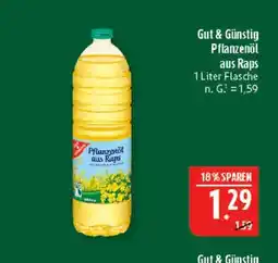 Marktkauf Gut & günstig pflanzenöl aus raps Angebot