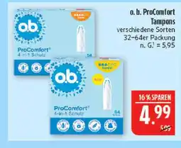 Marktkauf O.b. procomfort tampons Angebot