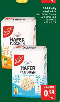 Marktkauf Gut & günstig hafer flocken Angebot