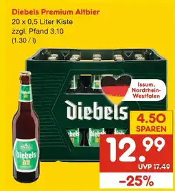 Netto Marken-Discount Diebels premium altbier Angebot