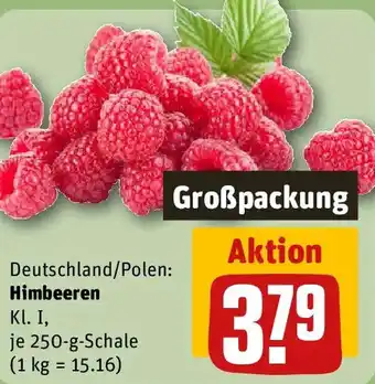 REWE Himbeeren Angebot