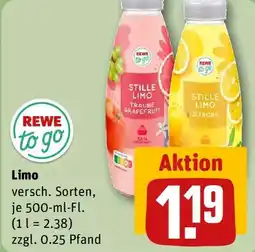 REWE REWE to go Limo Angebot