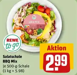 REWE REWE to go Salatschale BBQ Mix Angebot