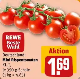 REWE REWE Beste Wahl Mini Rispentomaten Angebot