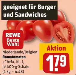 REWE REWE Beste Wahl Romatomaten Angebot