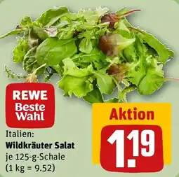 REWE REWE Beste Wahl Wildkräuter Salat Angebot