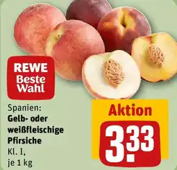 REWE REWE Beste Wahl Gelb- oder weißfleischige Pfirsiche Angebot