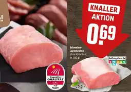 REWE Schweine- Lachsbraten Angebot