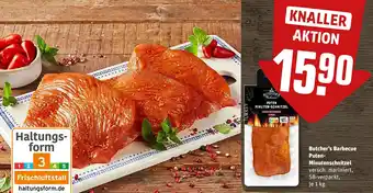 REWE Butcher's Barbecue Puten- Minutenschnitzel Angebot