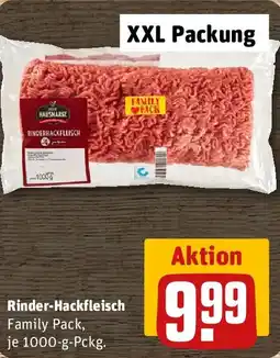 REWE Rinder-Hackfleisch Family Pack Angebot