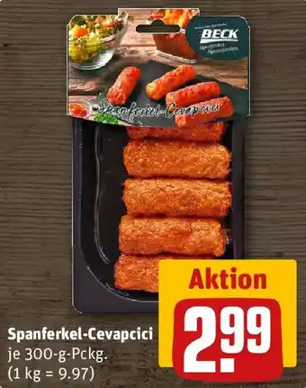 REWE Spanferkel-Cevapcici Angebot