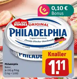 REWE Philadelphia Natur Angebot