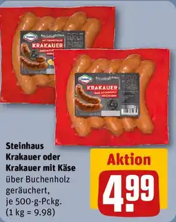 REWE Steinhaus Krakauer oder Krakauer mit Käse Angebot