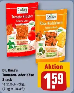 REWE Dr. Karg's Tomaten- oder Käse Snack Angebot