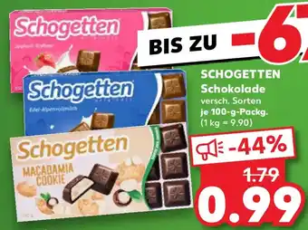 Kaufland SCHOGETTEN Schokolade Angebot
