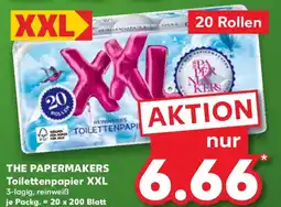 Kaufland THE PAPERMAKERS Toilettenpapier XXL Angebot