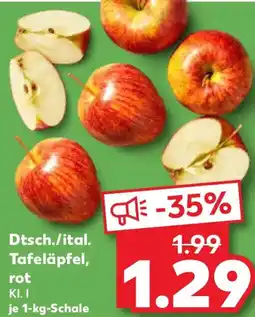 Kaufland Dtsch./ital. Tafeläpfel, rot Angebot