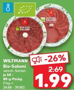 Kaufland WILTMANN Bio-Salami Angebot