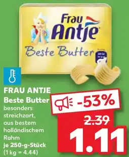 Kaufland FRAU ANTJE Beste Butter Angebot