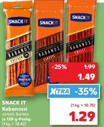 Kaufland SNACK IT Kabanossi Angebot