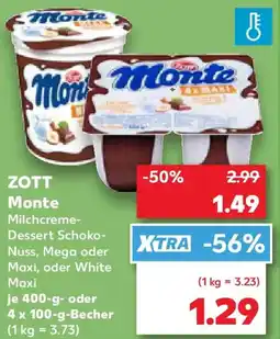 Kaufland ZOTT Monte Angebot