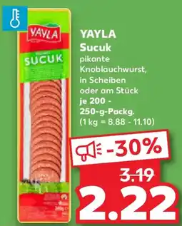 Kaufland YAYLA Sucuk Angebot