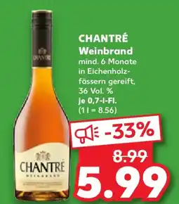 Kaufland CHANTRÉ Weinbrand Angebot
