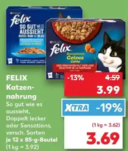 Kaufland FELIX Katzennahrung Angebot