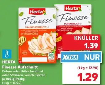Kaufland HERTA Finesse Aufschnitt Angebot
