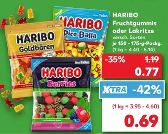 Kaufland HARIBO Fruchtgummis oder Lakritze Angebot