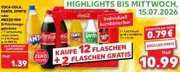 Kaufland COCA-COLA, FANTA, SPRITE oder MEZZO MIX Erfrischungsgetränke Angebot