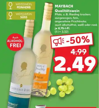 Kaufland MAYBACH Qualitätswein Angebot
