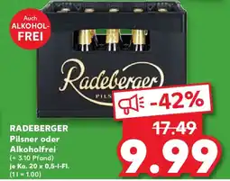 Kaufland RADEBERGER Pilsner oder Alkoholfrei Angebot